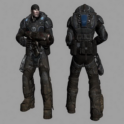 3Ds Max Model: PC Game Character Super Warrior