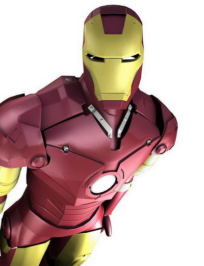 Cartoom Character: Iron Man 3DMax Model