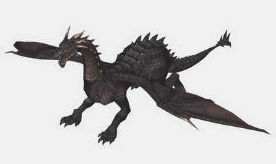 Cartoon Character Model: Evil Dragon