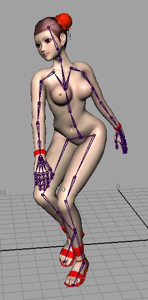 Female Human Body Part 3D Max Model