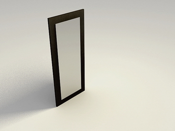 Solid wood door glass door high-end 3D models fashion