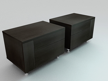 Cotton seat sofa 3D Model of Household Furniture and practical stool