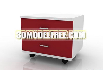 3D model of a modern lifestyle furniture