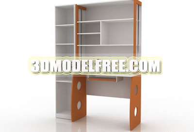 Bed desk wardrobe lockers, benches and practical 3D Models