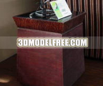 3D Model of ancient wooden furniture