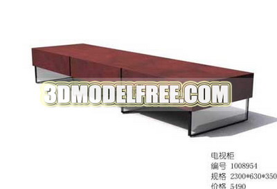 3D Model of wooden furniture