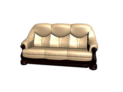 3D Model of gold over the sofa
