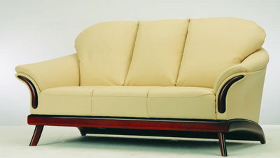 Yellow sofa 3D model fashion people
