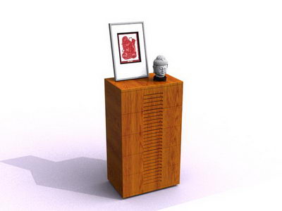 Showcase 3D model (including materials)