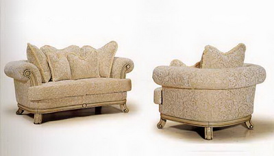 Modern style sofa 3D model (including materials)