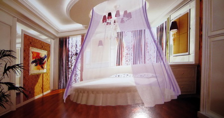 Warm ladies bedroom 3D model (including materials)