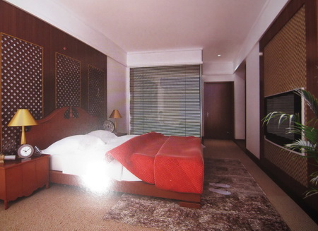 Fancy Wooden Bedroom 3D model (including materials)