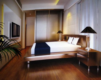 Business hotel bedroom 3D model (including materials)