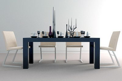 Petty simple tables and chairs 3D Model