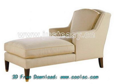 3D model of neo-classical chair child (including materials)