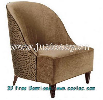 3D Model of retro sofa fabric (including materials)