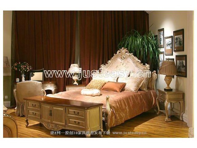 Ma Yun-odd furniture 3D model (including materials)
