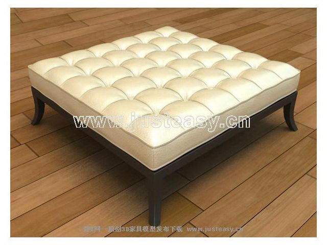 3D model of soft stool (including materials)