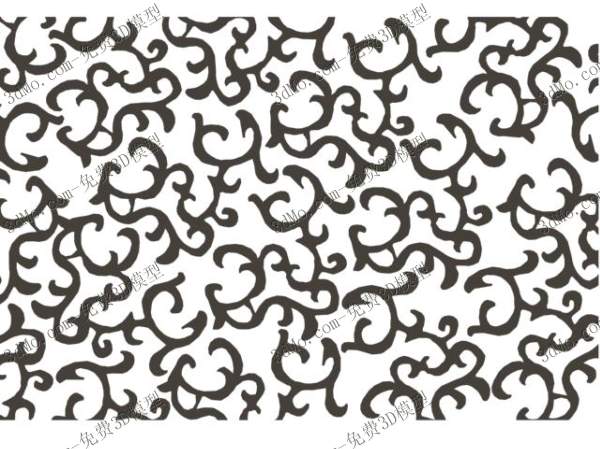 3D model texture wall paint designs