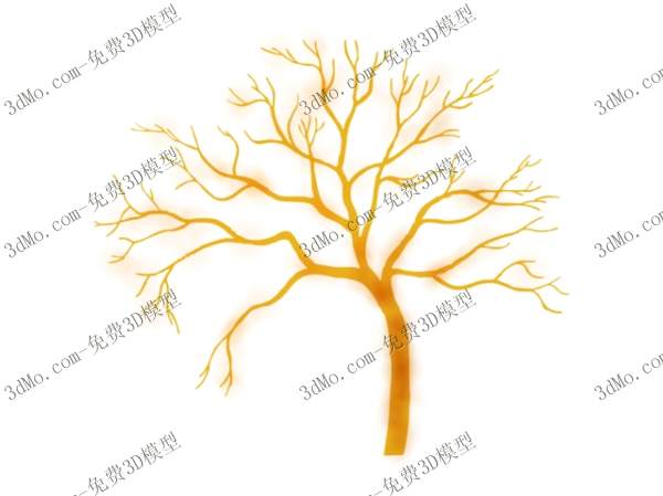 Furuto 3D model of the old tree wall drawings (including materials)