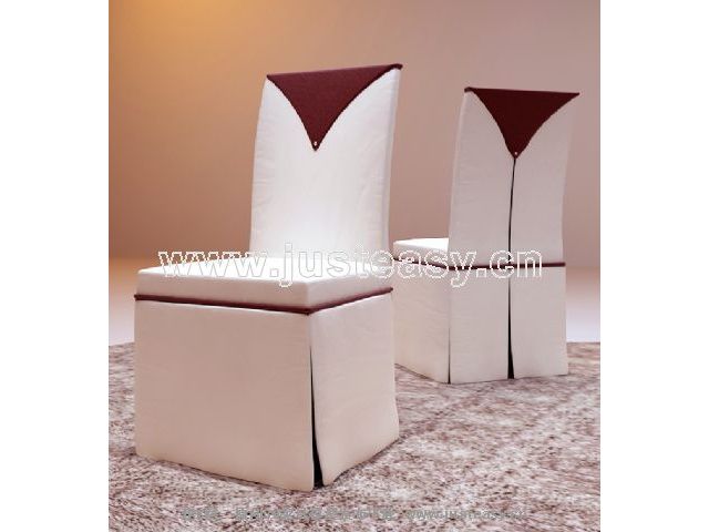 Barker professional banquet chair 3D Model of red (including materials)