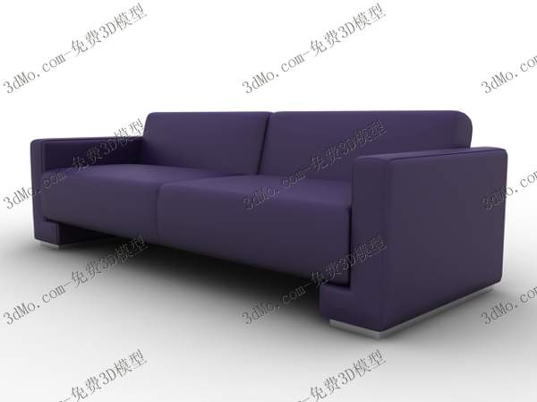 Purple more than simple sofa