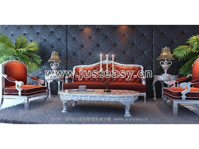 European plants sofa