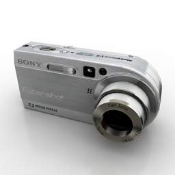 3D model of digital camera