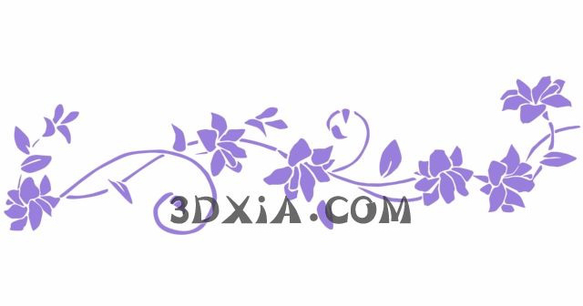 Blue Flower wall wallpaper
