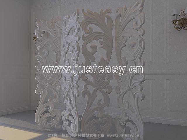 European plaster wall