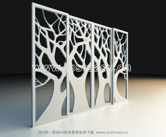 Modern abstract series screen