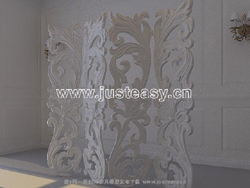 3D Model of European plaster wall (including materials)