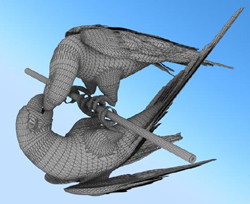 3D animals - a parrot
