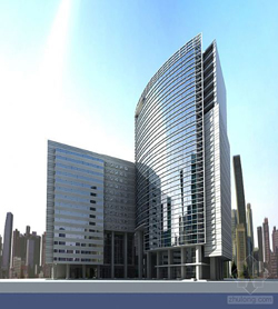 New times skyscraper 3D model (including material quality)