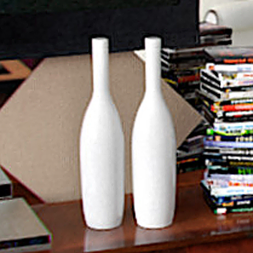 Pure white vase adornment
