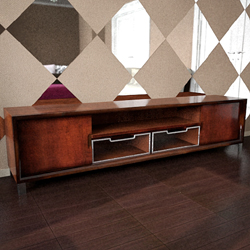 Solid wood TV ark 3D models