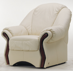 Single soft white sofas 3D model home (including materials)