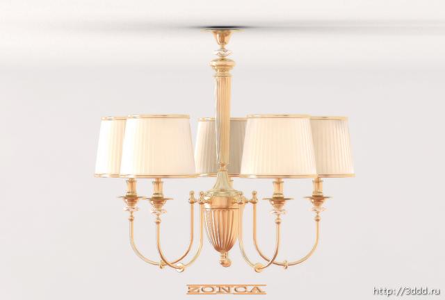 European classical metal droplight
