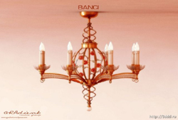 Ou shi, wrought iron candle core droplight 3D models