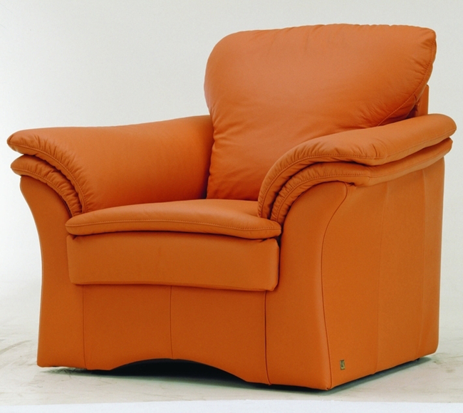 Orange single cloth art sea and soft sofa
