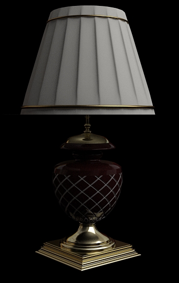 European ceramics lamp
