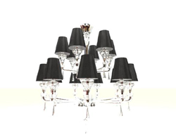 Crystal droplight 3D models (including material)