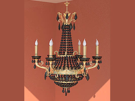 Black SPAR candle droplight
