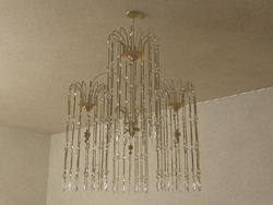 Crystal shade type pendent lamp 3D models (including material)