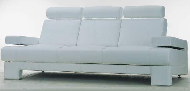 Recreational area people cloth art sofa
