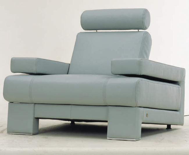 Recreational area single cloth art sofa
