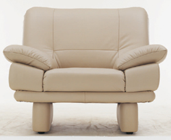 Coriaceous single soft sofa 3D models