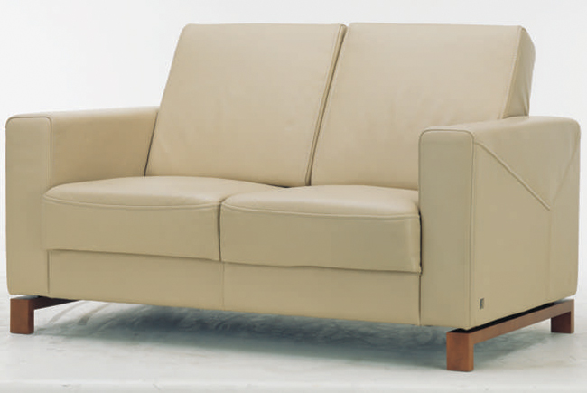 Household commonly used gray double sofa
