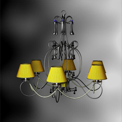Rural style weave droplight 3D models