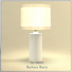 Europe type cylindrical desk lamp 3D models